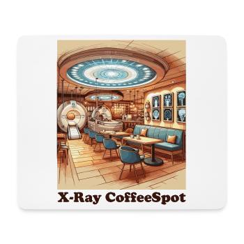 Cafe Radiology Medical Art Barista Manip Radio - Mouse Pad (horizontal) - white - Front