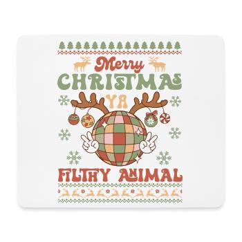 Ugly Christmas Sweater - Mouse Pad (horizontal) - white - Front