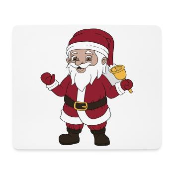 Père Noël Tshirt Cadeau Garçon Enfant Humour Noel - Tapis de souris (format paysage) - blanc - Devant