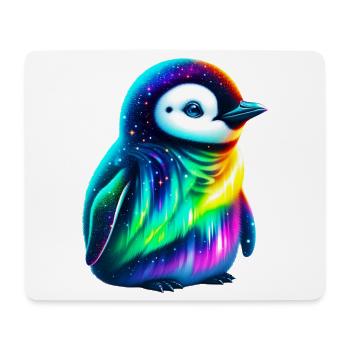 Aurora Borealis Pinguin - Mousepad (Querformat) - Weiß - Vorne
