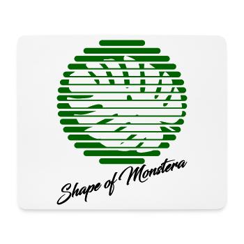 Monstera - Mousepad (Querformat) - Weiß - Vorne