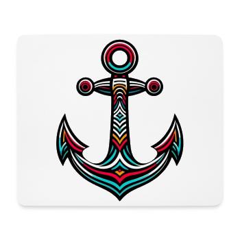 Ein Anker - Mousepad (Querformat) - Weiß - Vorne