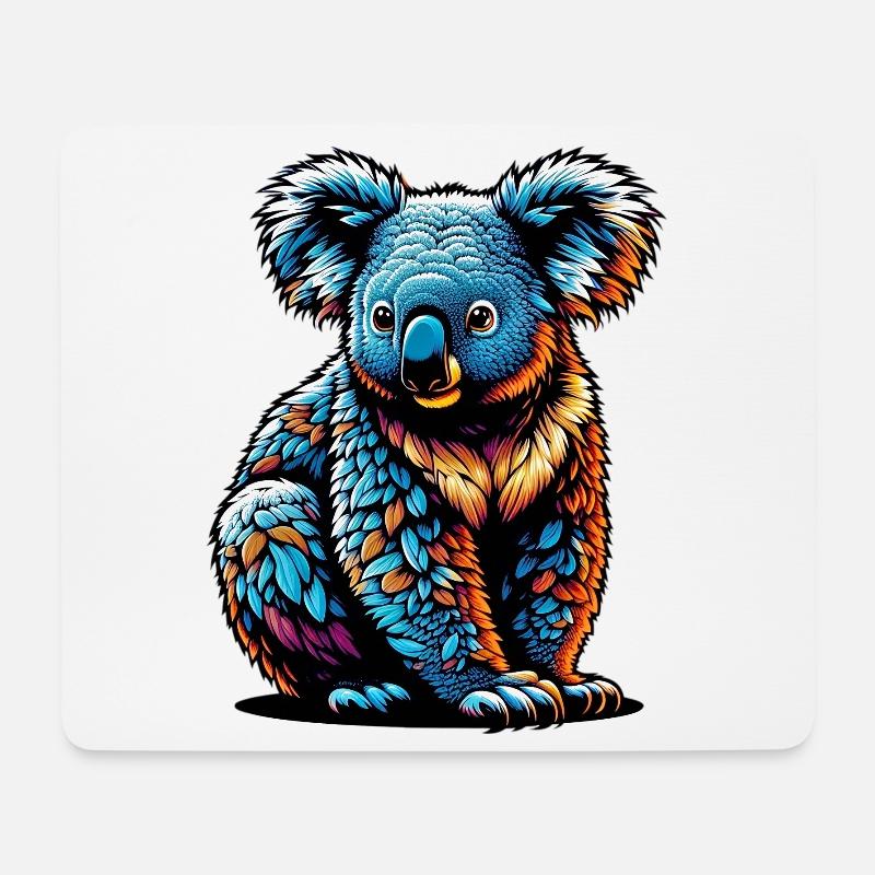 Koala - Mouse Pad (horizontal) - white