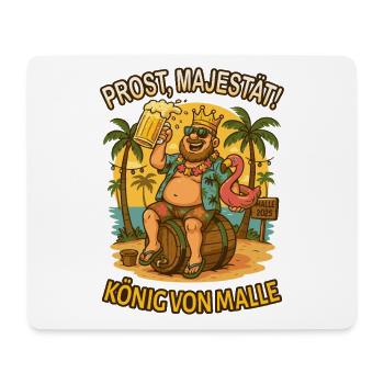 Mallorca Malle 2025 Bierkönig Party - Mousepad (Querformat) - Weiß - Vorne