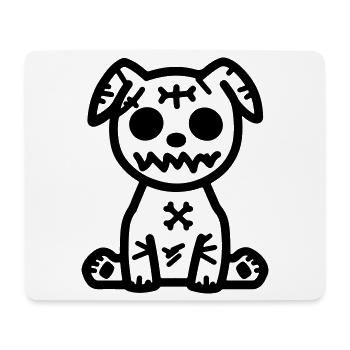 Dog Zombie - Mouse Pad (horizontal) - white - Front