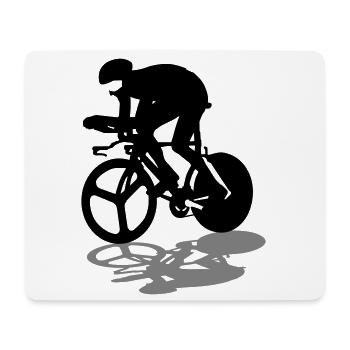 Coureur - Tapis de souris (format paysage) - blanc - Devant
