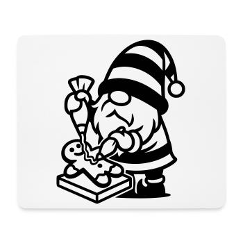 wicht lebkuchen backen - Mousepad (Querformat) - Weiß - Vorne