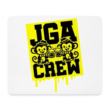 Jga Crew Junggesellen Affe - Mousepad (Querformat) - Weiß - Vorne