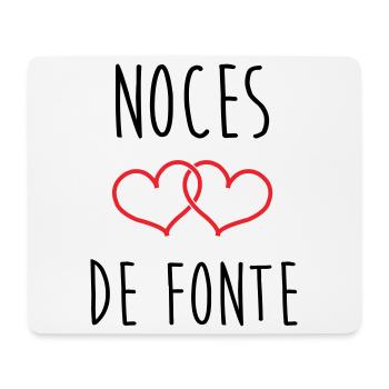 Fonte-Hochzeit 73 Jahre Ehe - Mousepad (Querformat) - Weiß - Vorne