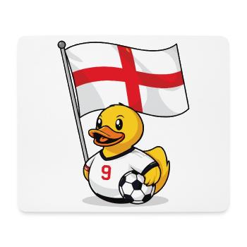 Maillot de football anglais pour les fans - Tapis de souris (format paysage) - blanc - Devant