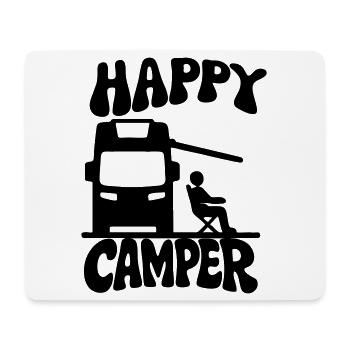 Campeur - Tapis de souris (format paysage) - blanc - Devant