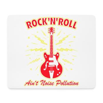 Rock 'n' Roll ist keine Lärmbelastung - Mousepad (Querformat) - Weiß - Vorne