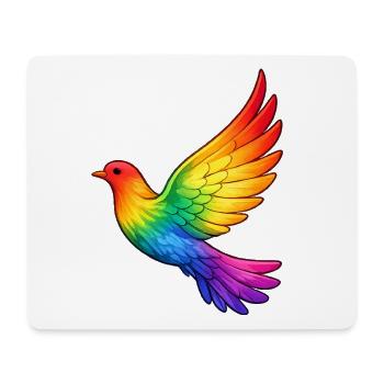 Friedenstaube Frieden - Mousepad (Querformat) - Weiß - Vorne