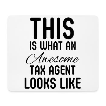 Tax Agent Accounting Financial Advisor Gift - Mouse Pad (horizontal) - white - Front