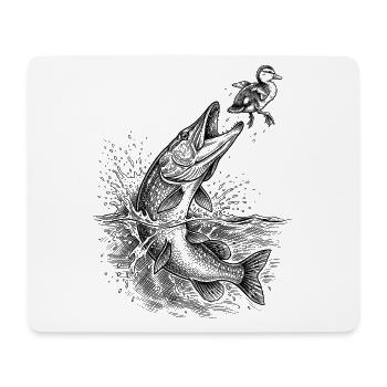 Pike Surface Hunt 2 | Classic Collection - Mouse Pad (horizontal) - white - Front