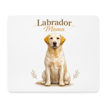 Labrador Mom – Gift for Labrador Dog Mom - Mouse Pad (horizontal) - white - Front