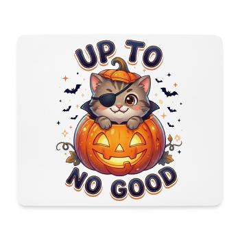 Up To No Good Halloween Cat - Mouse Pad (horizontal) - white - Front