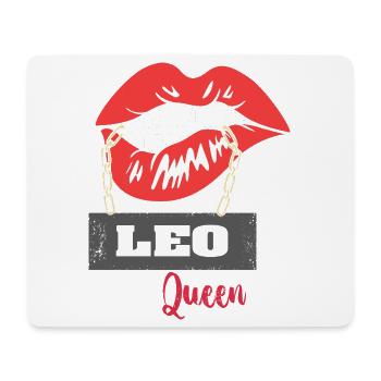 Zodiac sign Leo - Mouse Pad (horizontal) - white - Front