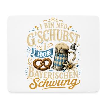 Bayerischer Spruch - Mousepad (Querformat) - Weiß - Vorne