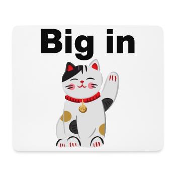 BIG IN JAPAN, JAPAN-FAN-DESIGN, LIEBLINGSLAND 🇯🇵 - Mousepad (Querformat) - Weiß - Vorne