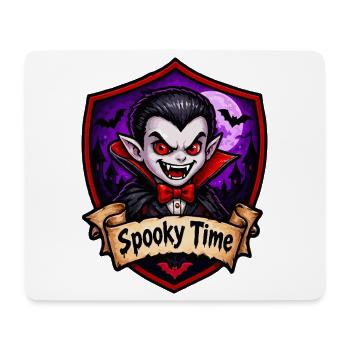 Spukzeit Vampir Cartoon - Mousepad (Querformat) - Weiß - Vorne