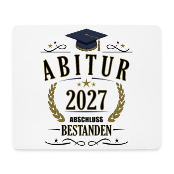 Abitur 2027 - Mousepad (Querformat) - Weiß - Vorne