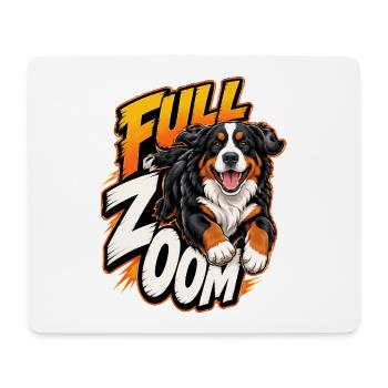 Berner Sennenhund - Mousepad (Querformat) - Weiß - Vorne