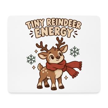 Tiny Reindeer Energy - Mousepad (Querformat) - Weiß - Vorne