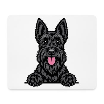 Scottish Terrier - Mousepad (Querformat) - Weiß - Vorne