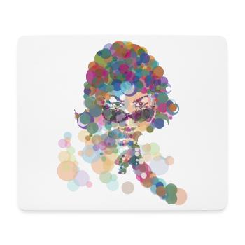 Aretha - Mousepad (Querformat) - Weiß - Vorne