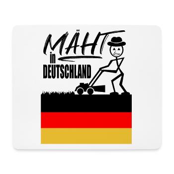 Mäht in Deutschland - Mousepad (Querformat) - Weiß - Vorne