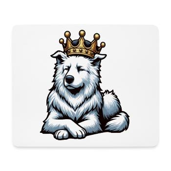 Chiens bergers blancs bergers - Tapis de souris (format paysage) - blanc - Devant
