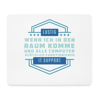 Lustigen Technologiespruch - Tech Support - Mousepad (Querformat) - Weiß - Vorne