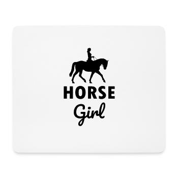 Horse Equestrian Lover Rider Horseback Riding - Mouse Pad (horizontal) - white - Front