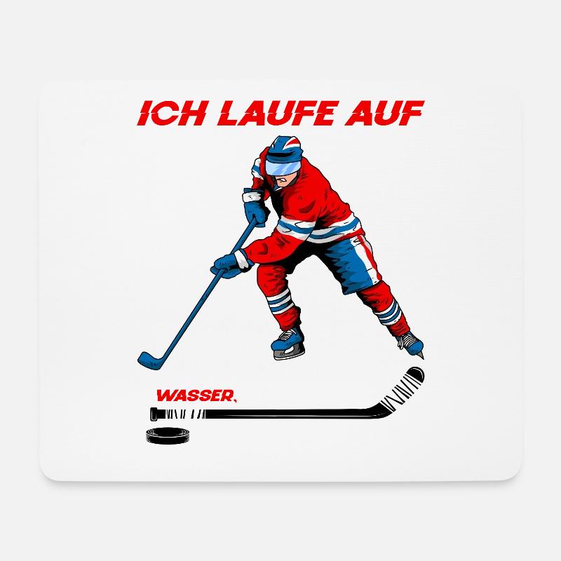 Fantastischen Eishockey Spieler - Eishockey - Mousepad (Querformat) - Weiß