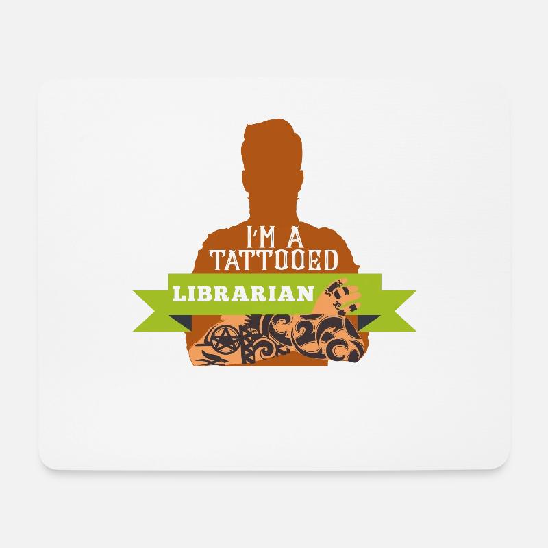 Bibliothekar - Bibliothekar - Mousepad (Querformat) - Weiß
