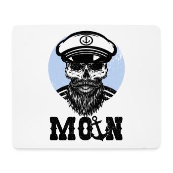 Moin Norddeutsch - Mousepad (Querformat) - Weiß - Vorne