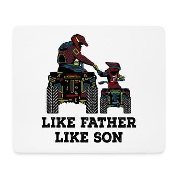 Quad - Mousepad (Querformat) - Weiß - Vorne