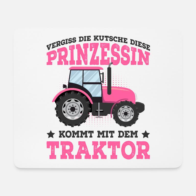 Landwirtin - Mousepad (Querformat) - Weiß