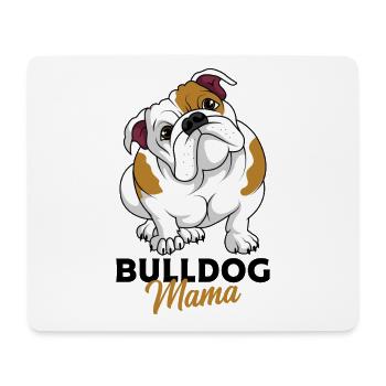 Bulldog anglais - Tapis de souris (format paysage) - blanc - Devant