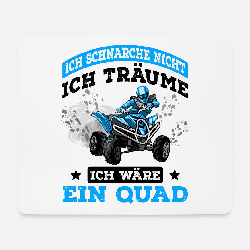 Quad - Mousepad (Querformat) - Weiß
