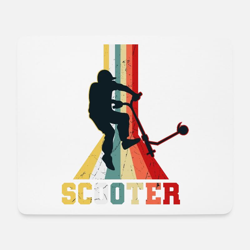 Scooter - Mousepad (Querformat) - Weiß