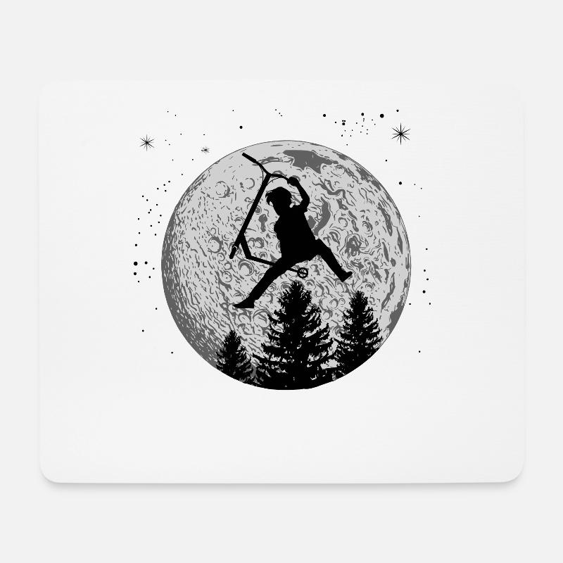 Scooter - Mouse Pad (horizontal) - white
