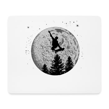 Skateboard - Mousepad (Querformat) - Weiß - Vorne
