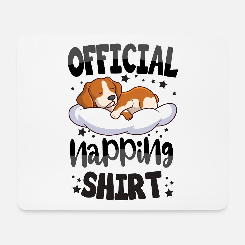 Beagle - Mouse Pad (horizontal) - white