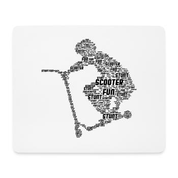Scooter - Mousepad (Querformat) - Weiß - Vorne