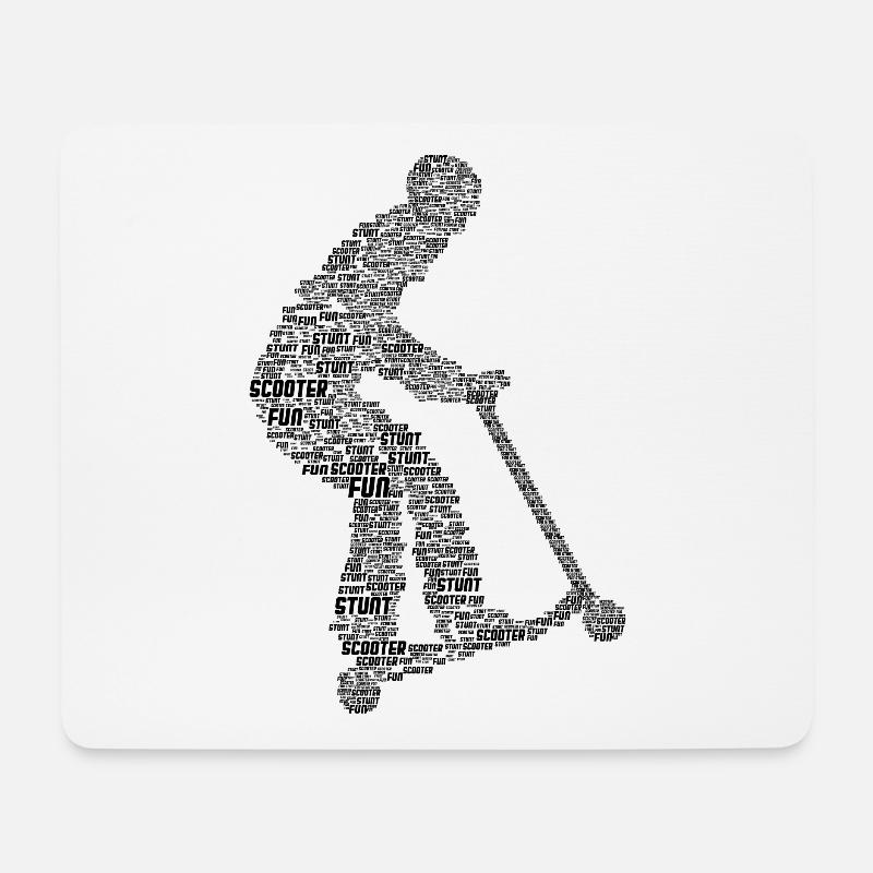 Scooter - Mousepad (Querformat) - Weiß