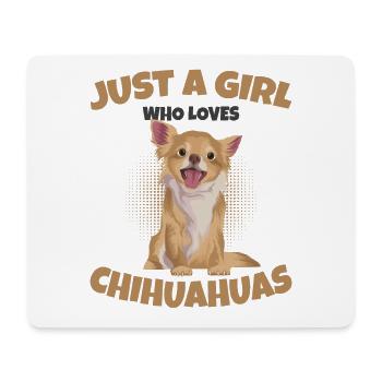 Chihuahua - Mousepad (Querformat) - Weiß - Vorne