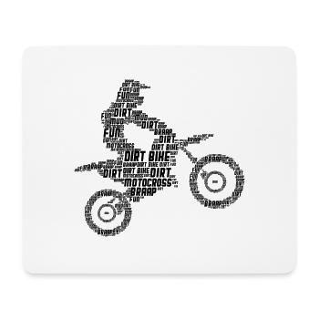 motocross - Mouse Pad (horizontal) - white - Front