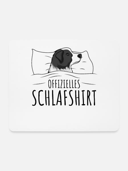 Border Collie - Mousepad (Querformat) - Weiß